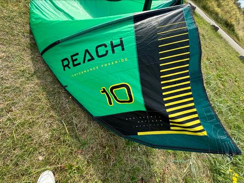 North Reach 2024 10m Green, Watersport en Boten, Kitesurfen, Zo goed als nieuw, 10 m², Geen board, Ophalen of Verzenden