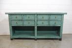 Dressoir kommode apothekerskast in Turquoise, 150 tot 200 cm, Nieuw, Ophalen of Verzenden, Oosters, landelijk