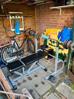 Halterbank fitness Squat rack bench press Ketler bankdruk, Sport en Fitness, Fitnessapparatuur, Ophalen of Verzenden, Gebruikt