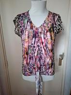 Tessa Koops Top. Meerkleurig. Panterprint. XS, Ophalen of Verzenden, Zo goed als nieuw, Roze, Maat 34 (XS) of kleiner