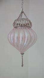hanglamp roze, 50 tot 75 cm, Nieuw, Ophalen of Verzenden, Glas