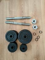 Dumbellset - Dumbells Halterset met gewichten - 30 kg, Sport en Fitness, Fitnessmaterialen, Ophalen, Zo goed als nieuw, Halterset