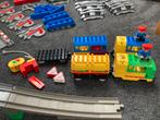 Grote set Duplo trein + 2 bruggen, Ophalen, Gebruikt, Complete set, Duplo