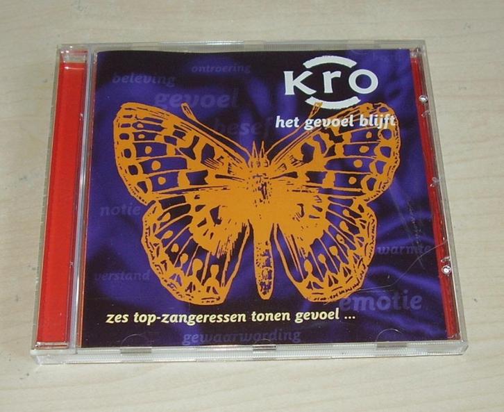 KRO Het Gevoel Blijft CD Jenny Arean Jasperina de Jong, Cd's en Dvd's, Cd's | Nederlandstalig, Zo goed als nieuw, Levenslied of Smartlap