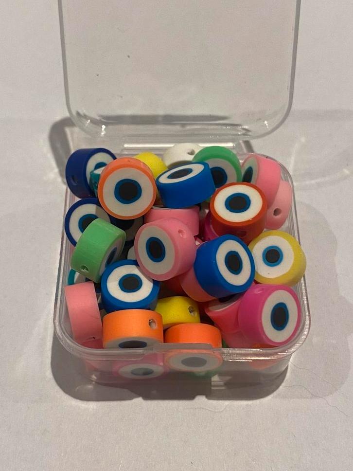 50+ ogen polymeer kralen, Hobby en Vrije tijd, Kralen en Sieraden maken, Nieuw, Kraal, Ophalen of Verzenden