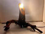 Boomstam Lamp met Wortels - Eyecatcher!, Nieuw, Ophalen of Verzenden, Landelijk, Minder dan 100 cm
