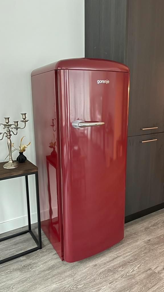 Gorenje Retro Koelkast - Stijlvol en Functioneel, Almere, Witgoed en Apparatuur, Koelkasten en IJskasten, Gebruikt, Met vriesvak