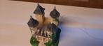 kersthuis klein kasteeltje met verlichting, Ophalen of Verzenden, Gebruikt