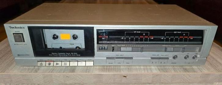 Vintage TECHNICS RS-B10 cassettedeck speeld prima goed af. E, Audio, Tv en Foto, Cassettedecks, Enkel, Overige merken, Auto-reverse