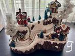 Kerstdorp met Skilift - Defecte Verlichting, Diversen, Kerst, Ophalen of Verzenden, Zo goed als nieuw