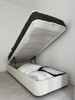 Boxsprings met bergruimte, Huis en Inrichting, Ophalen, Zo goed als nieuw, Tweepersoons, 90 cm