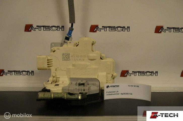 Portierslot 4-deurs Audi A3 Limousine 8V 13-'18 4g0839015b, Auto-onderdelen, Klein materiaal, Audi, Gebruikt, Ophalen of Verzenden