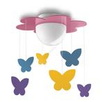 Philips plafondlamp - vlinders - kinderkamer, Ophalen, Zo goed als nieuw, Glas, Minder dan 100 cm