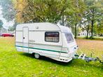 Keurige Chateau La Car 380#Voortent#Fietsendrager#Mega bed, Caravans en Kamperen, Caravans, Chateau, Rondzit, Bedrijf, Tot en met 3