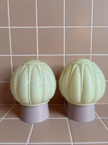 Thabur set! Art deco lamp, vintage plafondlamp, plafonnière beschikbaar voor biedingen