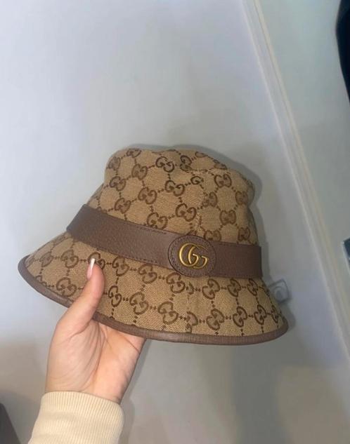 Gucci hoed, Kleding | Dames, Hoeden en Petten, Zo goed als nieuw, Hoed, 55 cm (S, 6⅞ inch) of minder, Ophalen of Verzenden