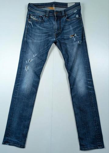Diesel Thavar Jeans Mens 29x32 Blue Slim-Skinny Destroyed  beschikbaar voor biedingen