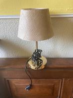 Leuk tafellampje - kapje beige met vleug / binnen panter, Huis en Inrichting, Lampen | Tafellampen, Ophalen, Zo goed als nieuw