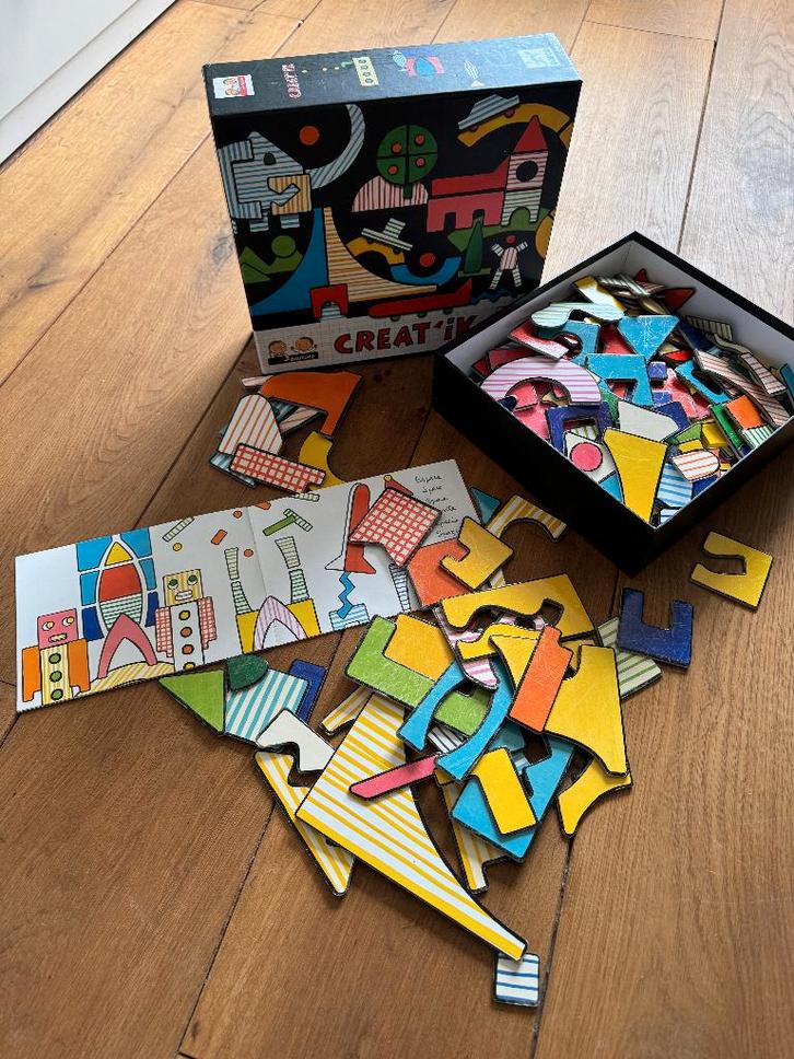 Creat'ik – Djeco Eduludo | Creatief en educatief spel, Kinderen en Baby's, Speelgoed | Educatief en Creatief, Gebruikt, Bouwen