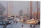Schaatsen bij Tjalk de Noordfries Zeilboot Gelopen, Verzenden, 1980 tot heden, Gelopen, Sport en Spel