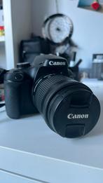 Canon EOS Rebel T100 + 18-55mm lens, Audio, Tv en Foto, Fotocamera's Digitaal, Ophalen, Zo goed als nieuw, Canon