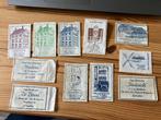 11 suikerzakjes Gorinchem, Verzamelen, Ophalen of Verzenden