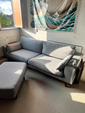 Leen Bakker Bank Grijs (hoekbank) 240 x 88 beschikbaar voor biedingen