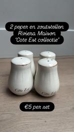 Riviera Maison Cote Est Peper & Zoutstel (2 sets), Ophalen of Verzenden, Zo goed als nieuw