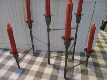 Kandelaar, inklapbaar (goudkleur),v.a 30,00e beschikbaar voor biedingen