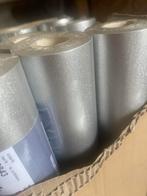 9 rollen zilver behang, Ophalen, Minder dan 10 m²