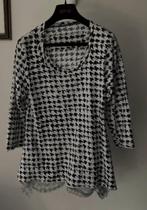 Rundholz shirt met tule rand, nieuw, Maat 38/40 (M), Verzenden, Zwart, Lange mouw