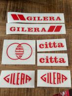Stickerset gilera citta rood, Ophalen of Verzenden, Nieuw, Gilera