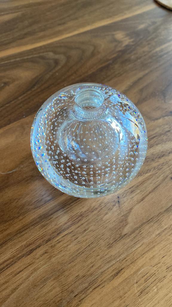 Spijkervaasje A.D. Copier Leerdam 1936, Antiek en Kunst, Antiek | Glas en Kristal, Ophalen of Verzenden