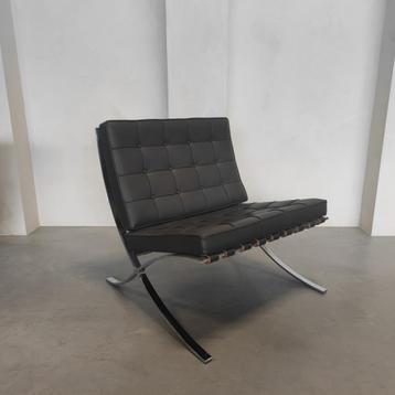 Knoll Barcelona chair - Volo mokka leder beschikbaar voor biedingen
