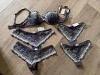 Grijze BH 85B Hunkemöller met 4 slips maat M NIEUW, Verzenden, Grijs, BH