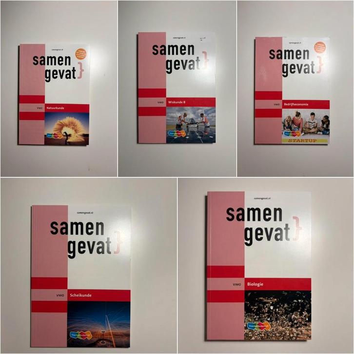 Samengevat Bundelset VWO, Boeken, Schoolboeken, Zo goed als nieuw, Overige vakken, VWO, Ophalen of Verzenden