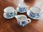 Blue Danube 3 kop en schotels en melkkannetje, Ophalen of Verzenden
