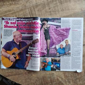 Henk Wijngaard / nichtje Shania Twain Artikel Knipsel  beschikbaar voor biedingen