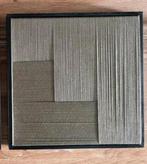 Geweven schilderij met touw, groen. Japandi, art. Nieuw! Nr1, Ophalen of Verzenden, Nieuw