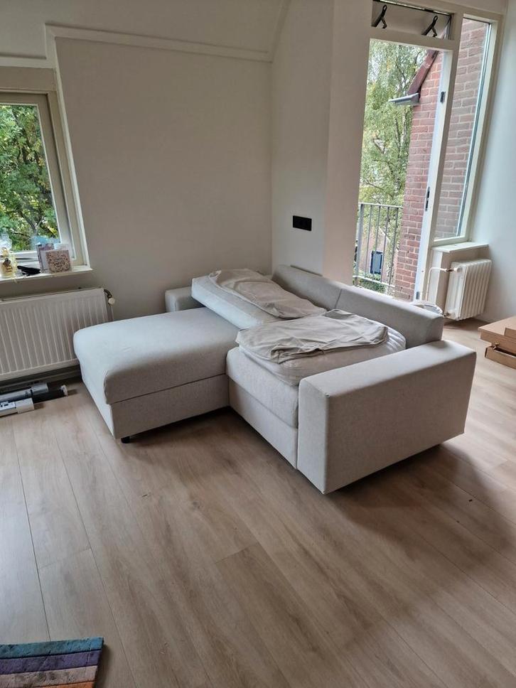 Ikea Vimle 2-zitsbank met chaise longue, Huis en Inrichting, Banken | Bankstellen, Gebruikt, Hoekbank, Tweepersoons, 200 tot 250 cm