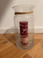 Windlicht / vaas 12,5 jaar getrouwd, Ophalen of Verzenden, Zo goed als nieuw