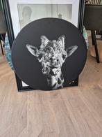 Giraffe Schilderij - Rond, Ophalen