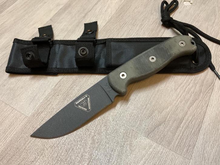 Ontario USA TAK training adventure knife mes D2 toolsteel, Caravans en Kamperen, Kampeergereedschap, Zo goed als nieuw, Ophalen of Verzenden