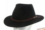 vintage Outdoor gleufhoed Stetson zwart wolvilt 61 = XL ZGAN, 60 cm (XL, 7½ inch) of meer, Stetson, Hoed, Ophalen of Verzenden