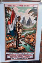 Unieke Koninklijk Nederlands Indie Leger KNIL Poster soldaat, Ophalen of Verzenden, Nederland, Foto of Poster
