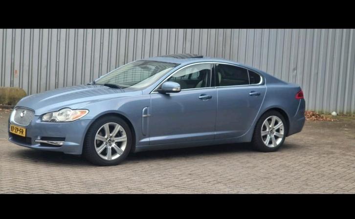 Jaguar XF 4.2 V8 AUT 2008 Blauw, Auto's, Jaguar, Particulier, XF, Benzine, E, Sedan, Automaat, Origineel Nederlands, Blauw, Achterwielaandrijving