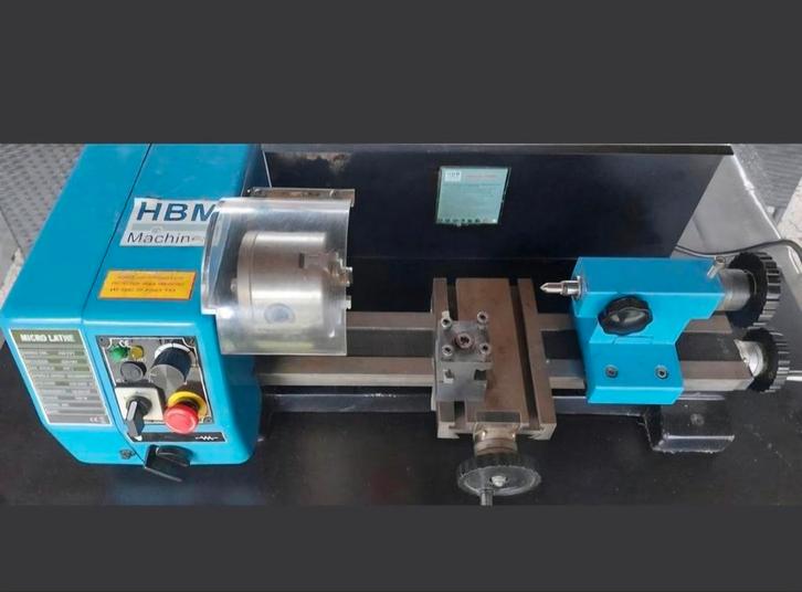 draaibank hbm VARIO 220V, Doe-het-zelf en Verbouw, Draaibanken, Gebruikt, Metaaldraaibank, Ophalen
