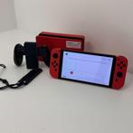 Nintendo Switch OLED 2023 Mario Rood | Met dock | Met garant, Spelcomputers en Games, Ophalen of Verzenden, Zo goed als nieuw