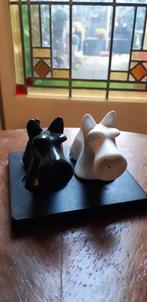 Peper en zout stel Vintage Black &white Schotse terriers, Ophalen of Verzenden