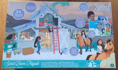 Spirit paardenstal en toebehoren, Kinderen en Baby's, Speelgoed | Poppenhuizen, Gebruikt, Ophalen